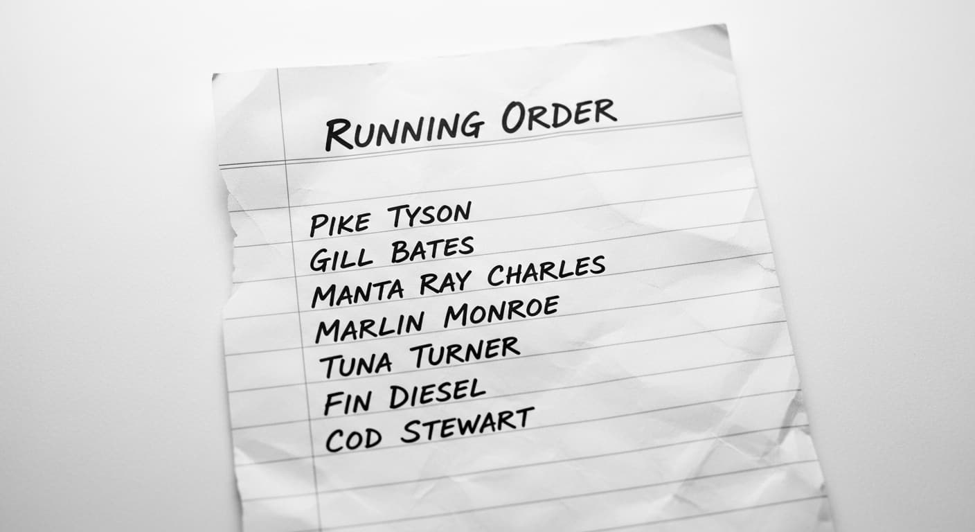 A list of comedians.